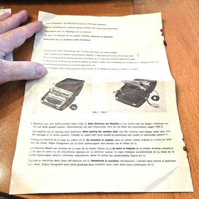 2001 Vintage Satellite Typewriter