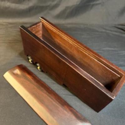 HANDCRAFTED WOODEN SEMI TRAILER AND CAB
