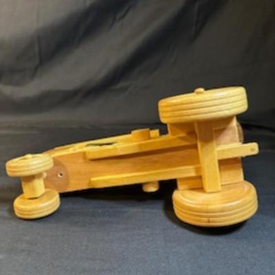 ANOTHER HANDCRAFTED WOODEN TRACTOR AND IMPLEMENT