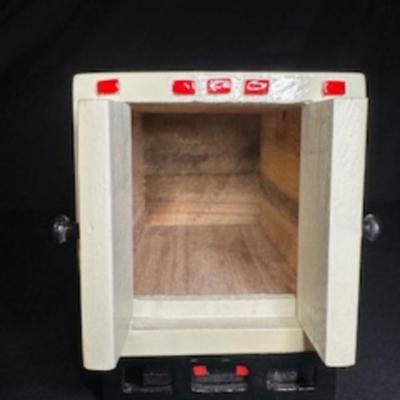 HANDCRAFTED WOODEN BOX TRUCK