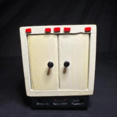 HANDCRAFTED WOODEN BOX TRUCK