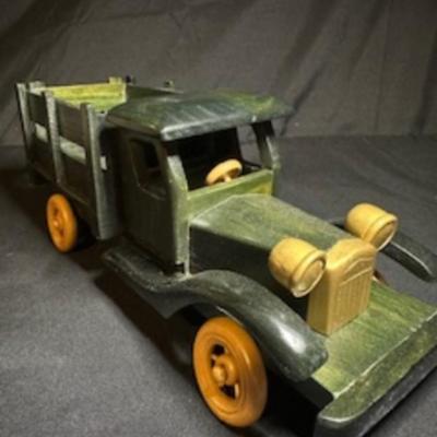 HANDCRAFTED WOODEN TRUCK