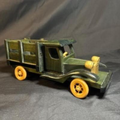 HANDCRAFTED WOODEN TRUCK