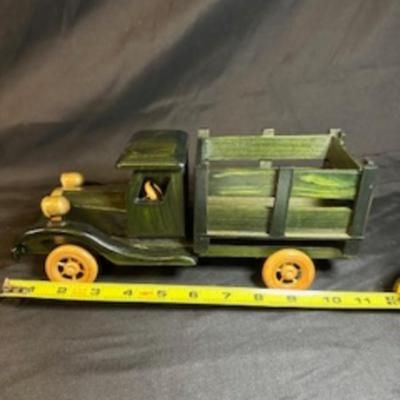 HANDCRAFTED WOODEN TRUCK