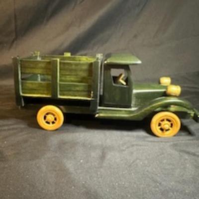 HANDCRAFTED WOODEN TRUCK