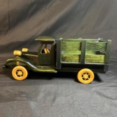 HANDCRAFTED WOODEN TRUCK