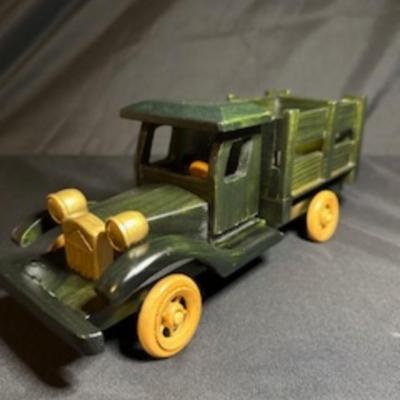 HANDCRAFTED WOODEN TRUCK