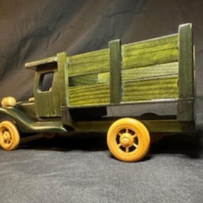 HANDCRAFTED WOODEN TRUCK