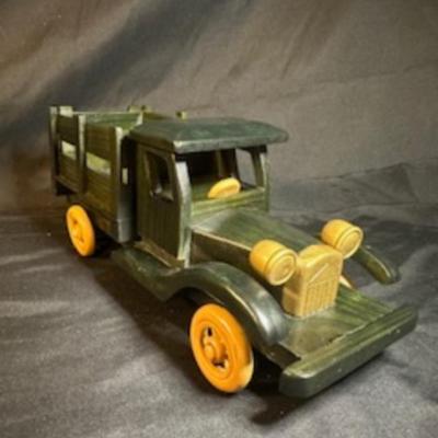 HANDCRAFTED WOODEN TRUCK