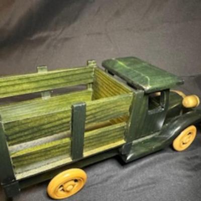 HANDCRAFTED WOODEN TRUCK