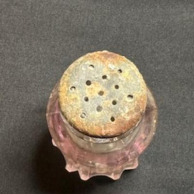 ANTIQUE GLASS AND SHAKERS