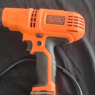 CORDED DRILL AND TOOL BOX WITH HAND TOOLS
