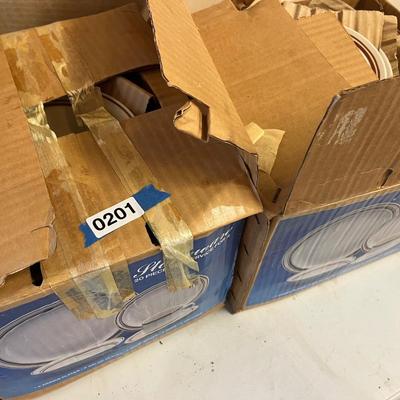 Stoneware dinnerware set 2 boxes