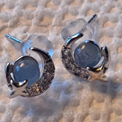 Moon and stars earrings