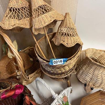 Wicker Baskets/ Items