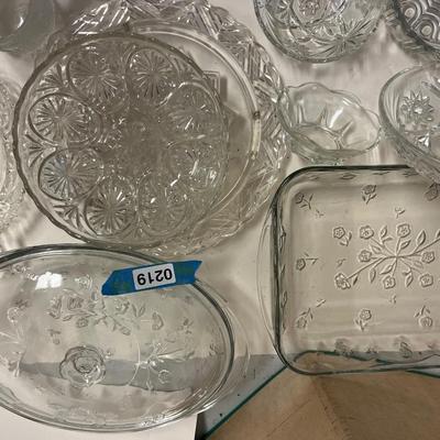 Assorted Depression Glass Pieces