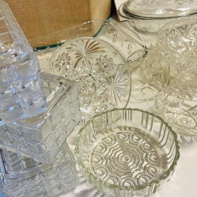 Assorted Depression Glass Pieces