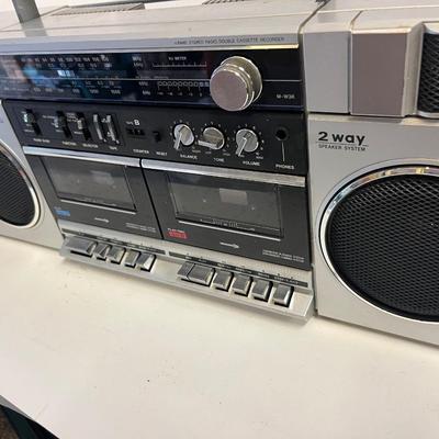 Dual Cassette/FM Radio