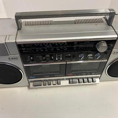 Dual Cassette/FM Radio