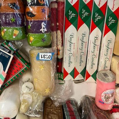 Large Candle Lot