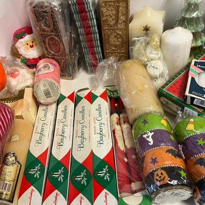 Large Candle Lot