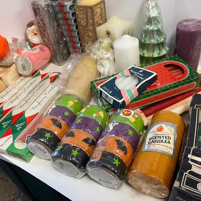 Large Candle Lot