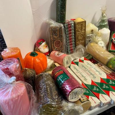 Large Candle Lot