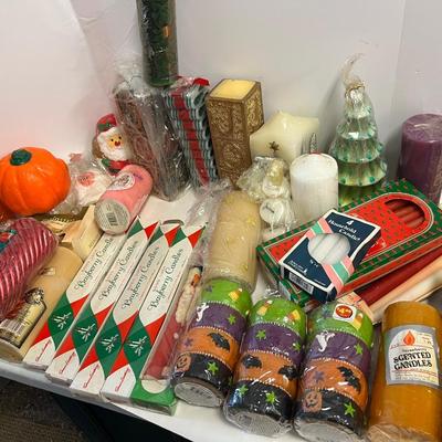 Large Candle Lot