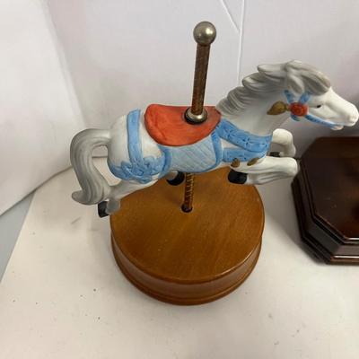 Collectible Carousel Horse Figurines (some musical)