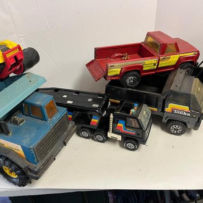 Vintage Tonka Trucks.