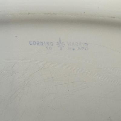 LOT 162K: Vintage Corningware Baking Dishes: Blue Cornflower & Pastel Bouquet