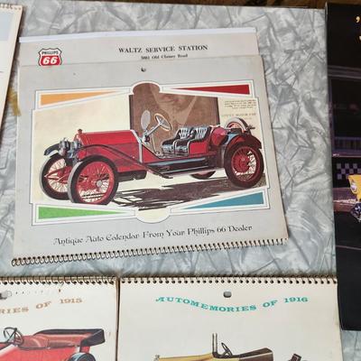 Lot of old Calendars Wisconsin Gas Stations