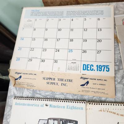 Lot of old Calendars Wisconsin Gas Stations