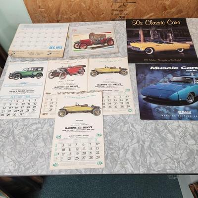 Lot of old Calendars Wisconsin Gas Stations