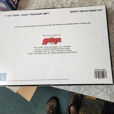GMP Ford Racing 1:18 Tool & Trailer Set Scale Model