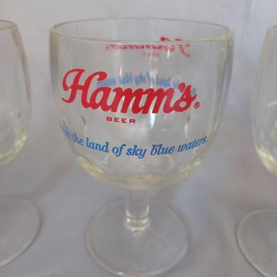 Sale Photo Thumbnail #43: 5 Thumbprint Goblet glasses and all different labels