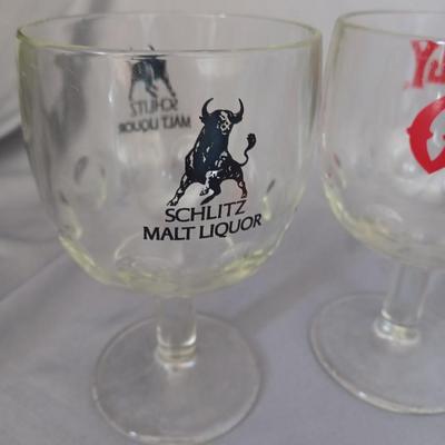 Sale Photo Thumbnail #47: 5 Thumbprint Goblet glasses and all different labels