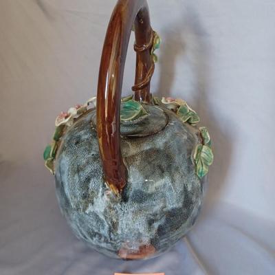 Sale Photo Thumbnail #54: Large ceramic with flowers Japanese Teapot