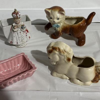Vintage ceramic planters