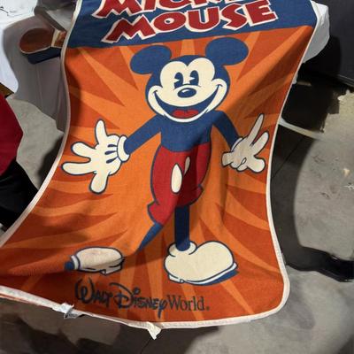 Original Mickey throw, Ash tray, cabbage patch slipper 1983