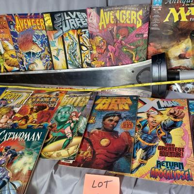 Sale Photo Thumbnail #63: 21 Comic magazines with a Stainless Steel Sword