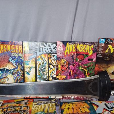Sale Photo Thumbnail #66: 21 Comic magazines with a Stainless Steel Sword