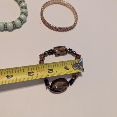 4 Stretch Costume Jewelry Bracelets #8