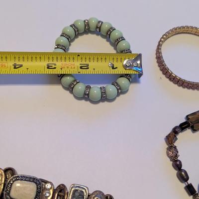 4 Stretch Costume Jewelry Bracelets #8