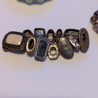 4 Stretch Costume Jewelry Bracelets #8