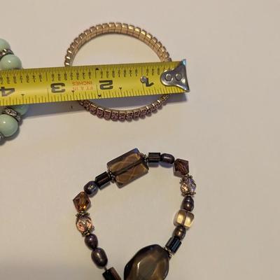 4 Stretch Costume Jewelry Bracelets #8
