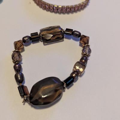 4 Stretch Costume Jewelry Bracelets #8