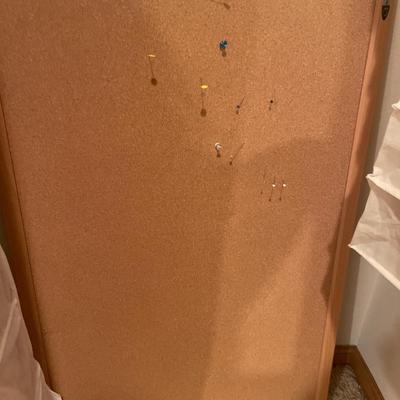 Hanging organizer and Cork board