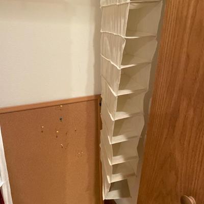 Hanging organizer and Cork board