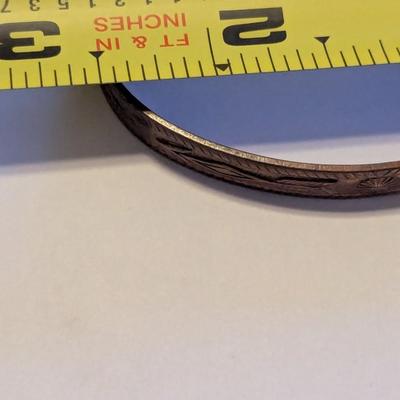 3 Copper Bracelets 1 - Marked Copper Bell #5